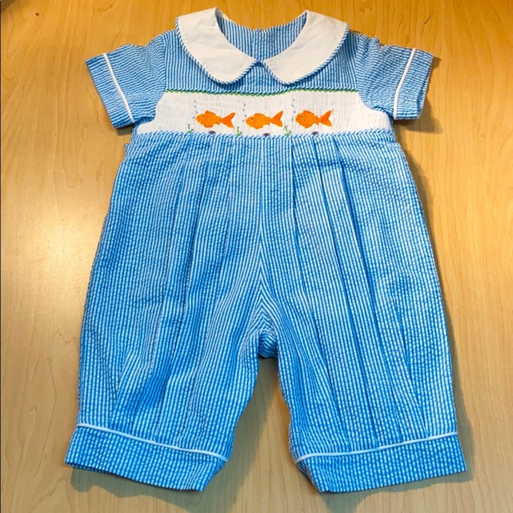 Mom & Me Seersucker Onesie